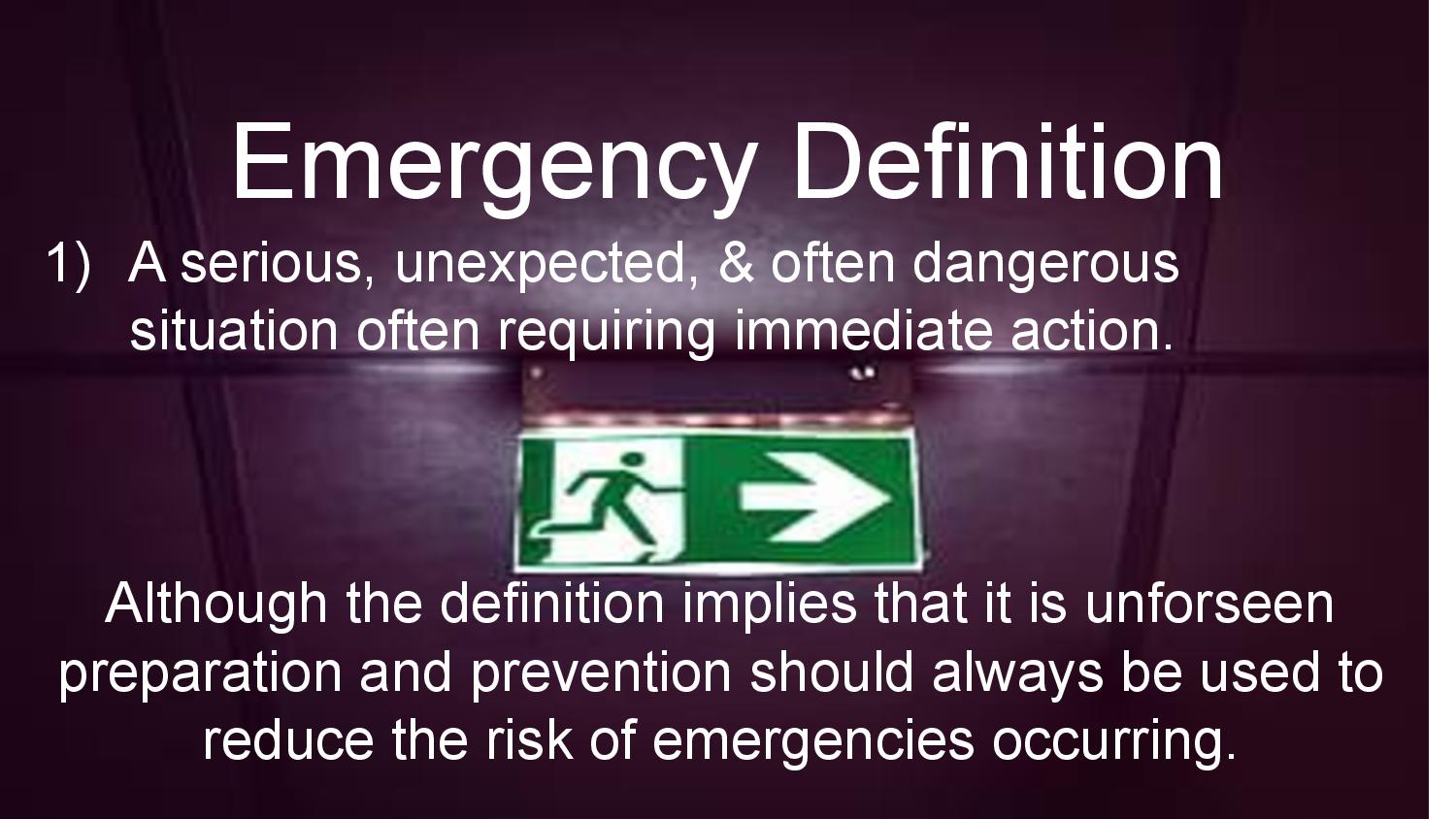 Emergency Definition Inspiring Scholars Academy Tutoring And 