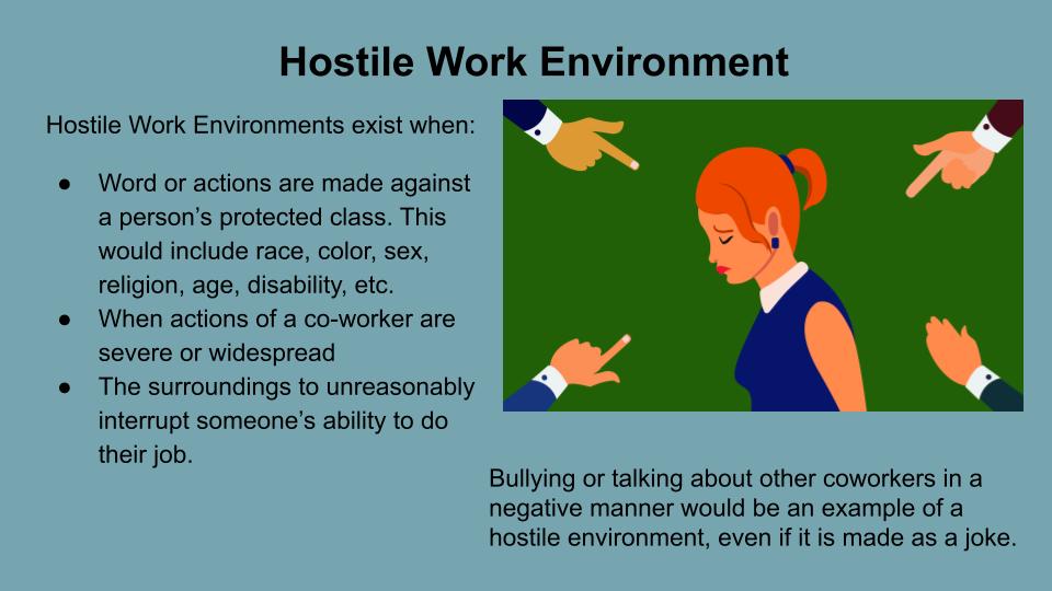 hostile work environment